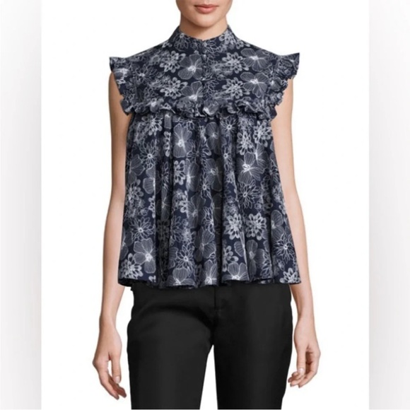 Co. Japanese Collection- embroidered top - Picture 1 of 9